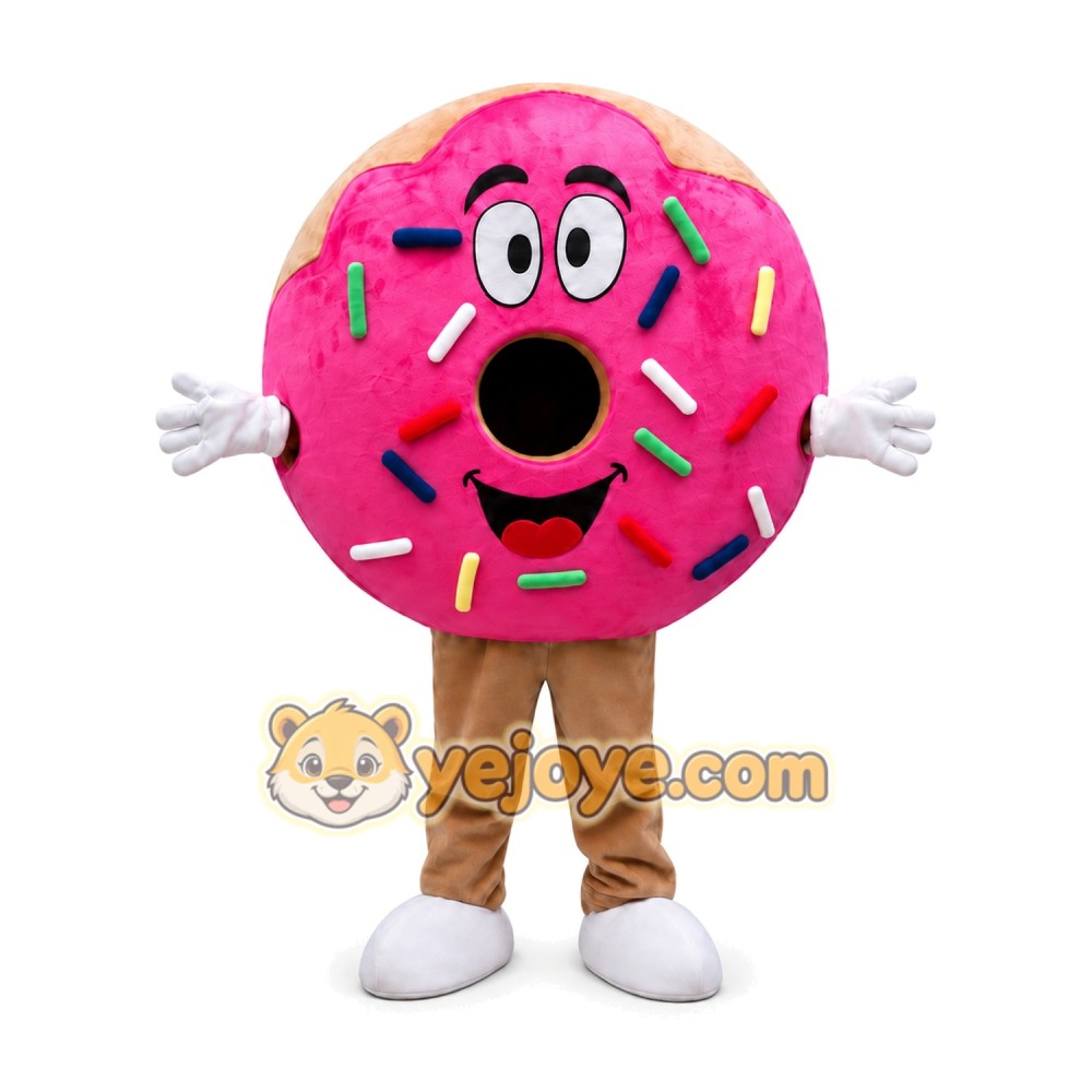 Donut Mascot Costume for Adults Custom Logo Party Character Suit Donut Mascot Costume for Adults Custom Logo Party Character Suit