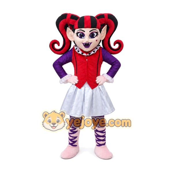 Harlequin character Mascot Costume for Adults Custom Logo Party Character Suit