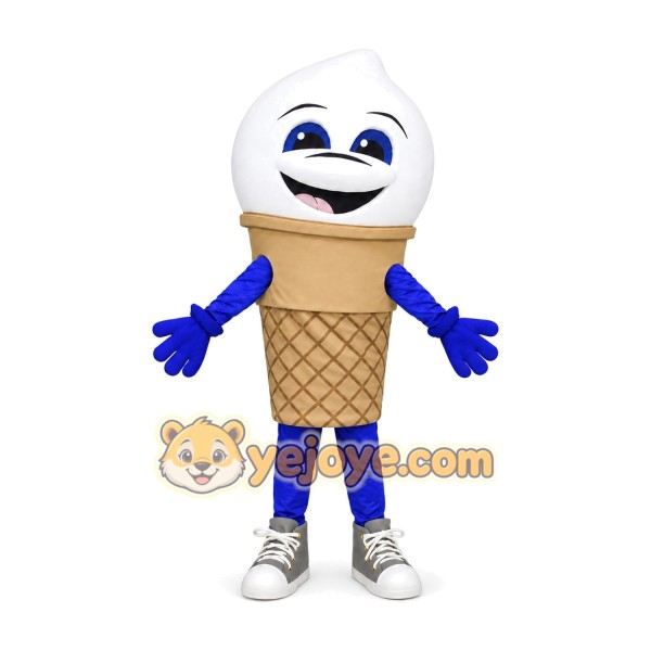 Ice Cream Mascot Costume for Adults Custom Logo Party Character Suit Ice Cream Mascot Costume for Adults Custom Logo Party Character Suit