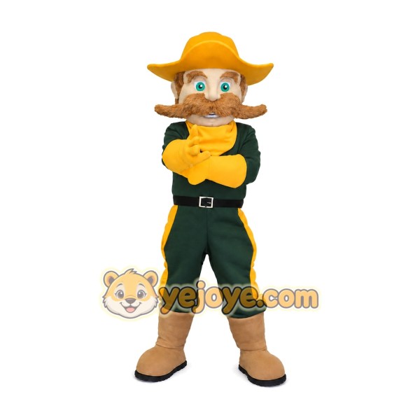 Strongman Mascot Costume for Adults Custom Logo Party Character Suit