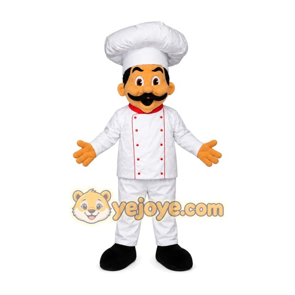 Chef Mascot Costume for Adults Custom Logo Party Character Suit