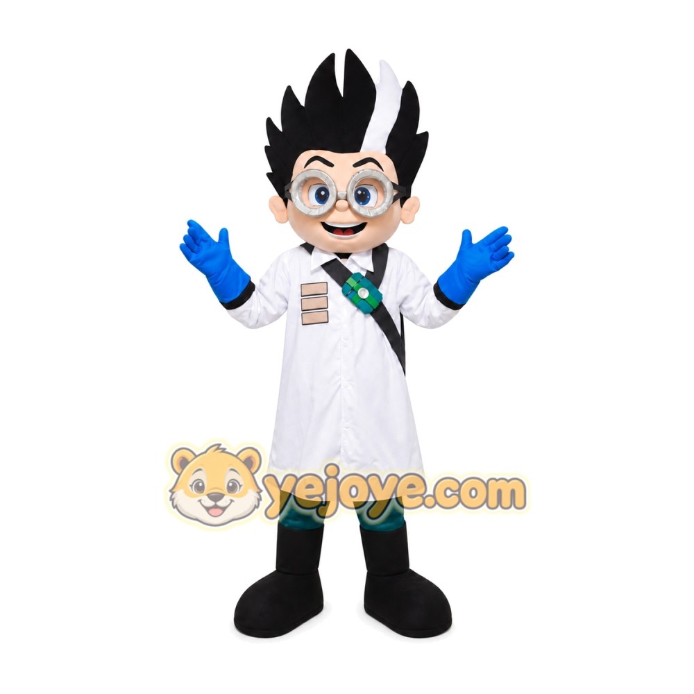 Scientist Mascot Costume for Adults Custom Logo Party Character Suit Scientist Mascot Costume for Adults Custom Logo Party Character Suit