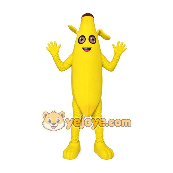 Banana Mascot Costume for Adults Custom Logo Party Character Suit