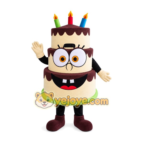 Cake Mascot Costume for Adults Custom Logo Party Character Suit Cake Mascot Costume for Adults Custom Logo Party Character Suit
