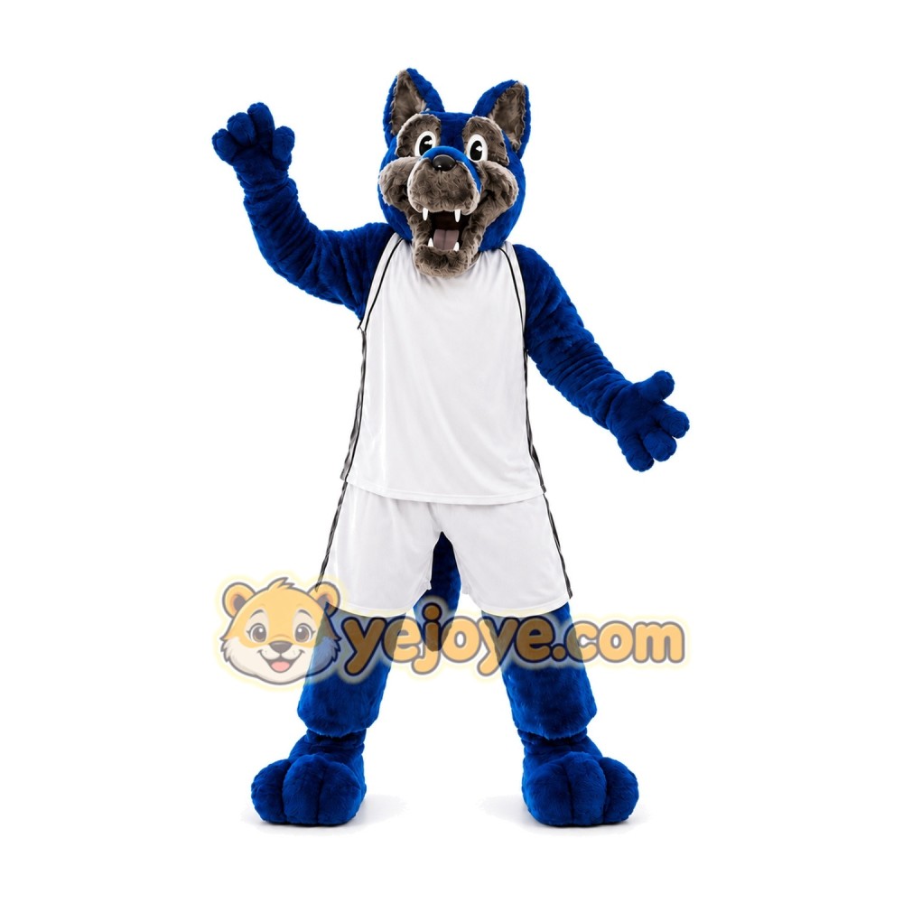 Wolf Mascot Costume for Adults Custom Logo Party Character Suit