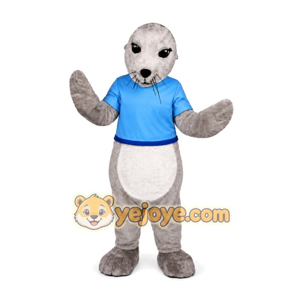 Seal Mascot Costume for Adults Custom Logo Party Character Suit