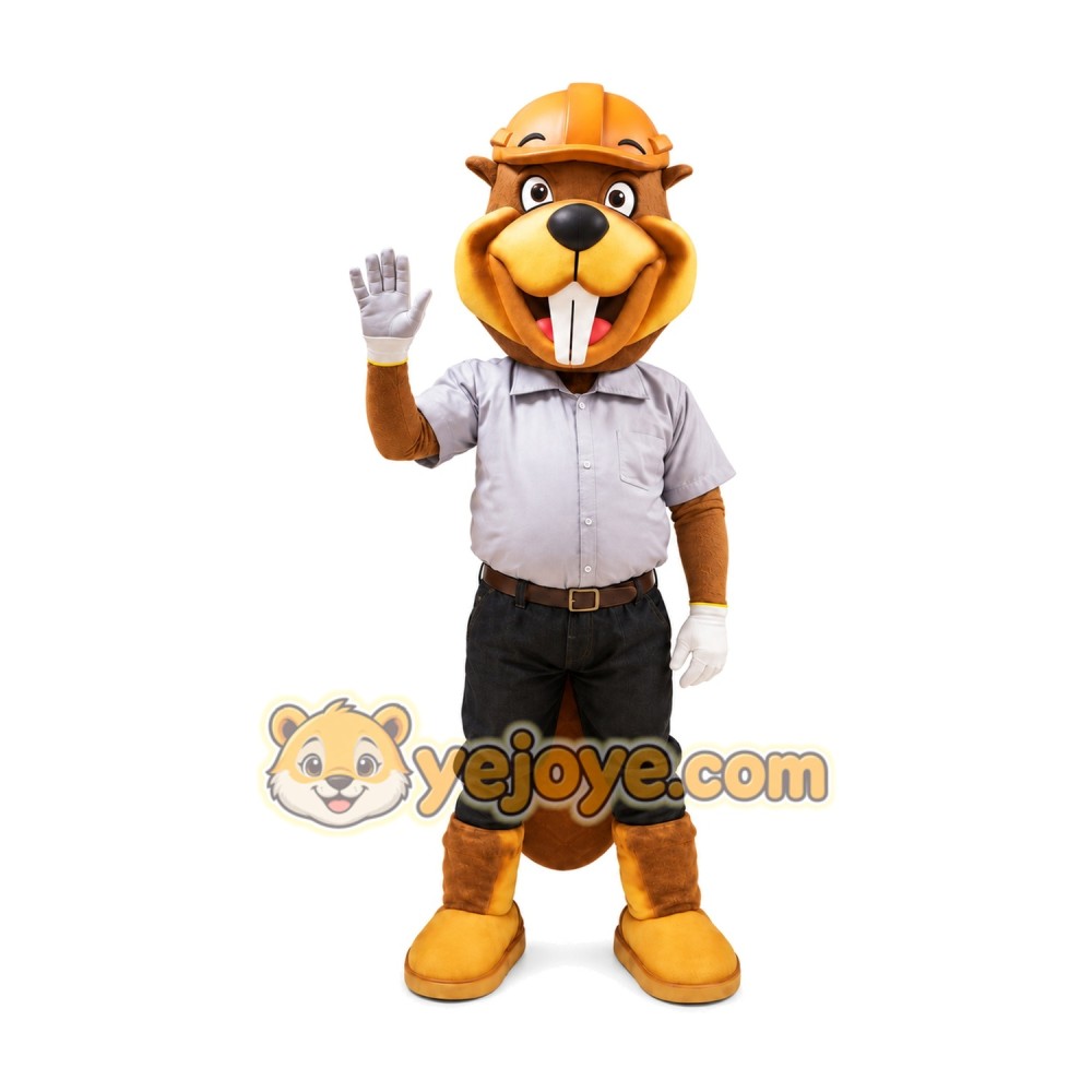 Beaver Mascot Costume for Adults Custom Logo Party Character Suit