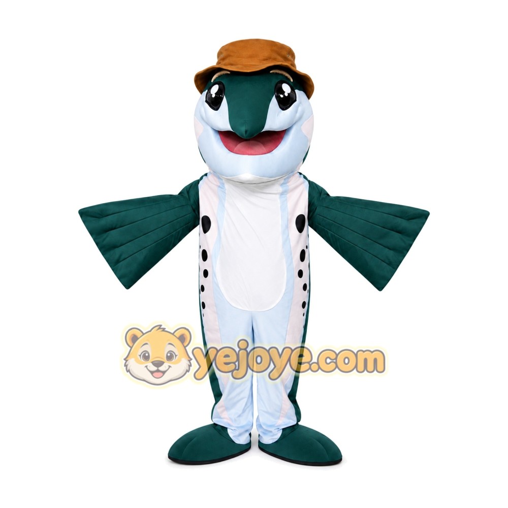 Fish Mascot Costume for Adults Custom Logo Party Character Suit Fish Mascot Costume for Adults Custom Logo Party Character Suit
