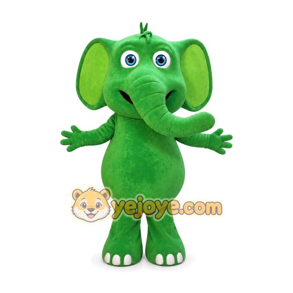 Elephant Mascot Costume for Adults Custom Logo Party Character Suit
