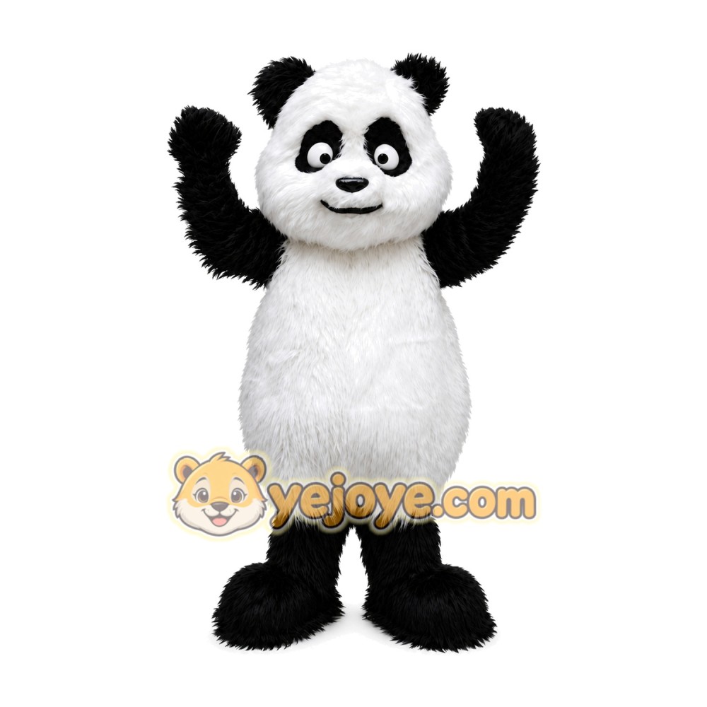 Panda Mascot Costume for Adults Custom Logo Party Character Suit