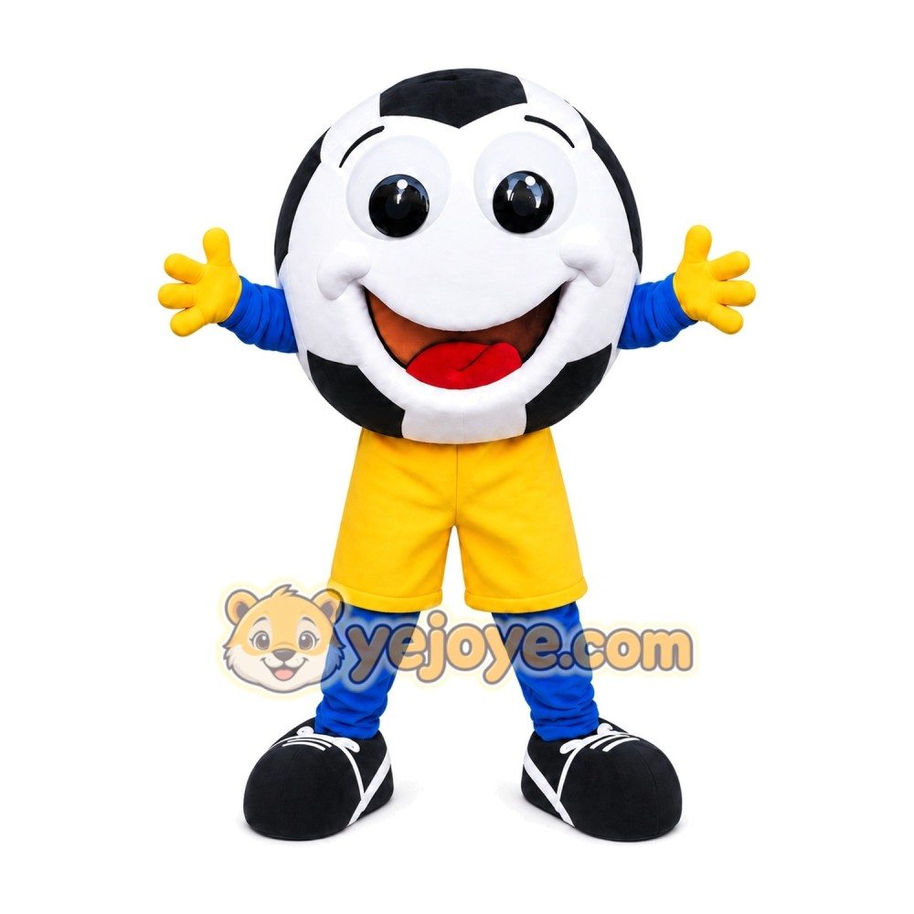 Soccer Ball Mascot Costume for Adults Custom Logo Party Character Suit Soccer Ball Mascot Costume for Adults Custom Logo Party Character Suit