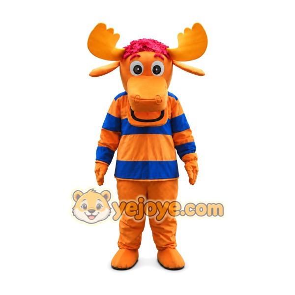 Moose Mascot Costume for Adults Custom Logo Party Character Suit