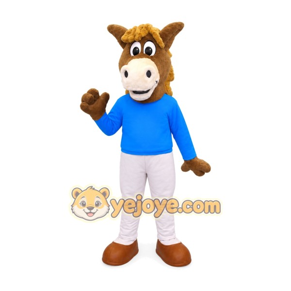 Horse Mascot Costume for Adults Custom Logo Party Character Suit Horse Mascot Costume for Adults Custom Logo Party Character Suit