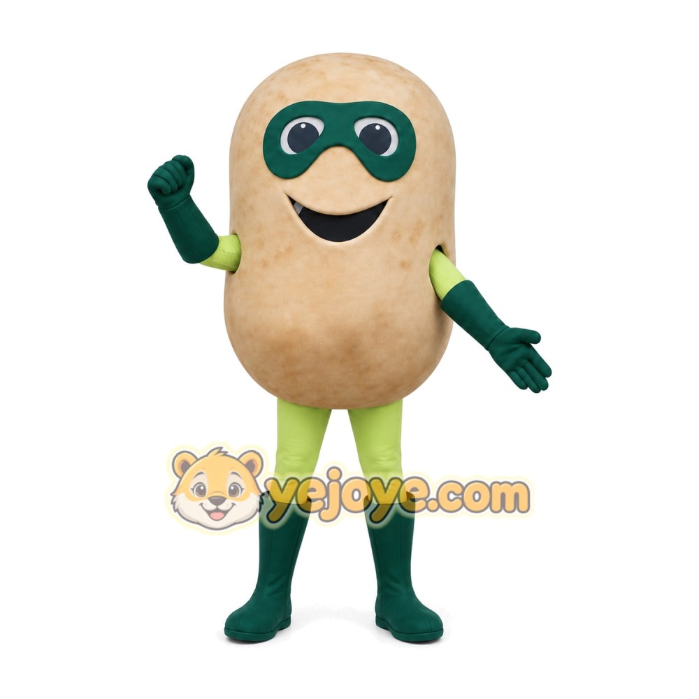 Bean Mascot Costume for Adults Custom Logo Party Character Suit Bean Mascot Costume for Adults Custom Logo Party Character Suit