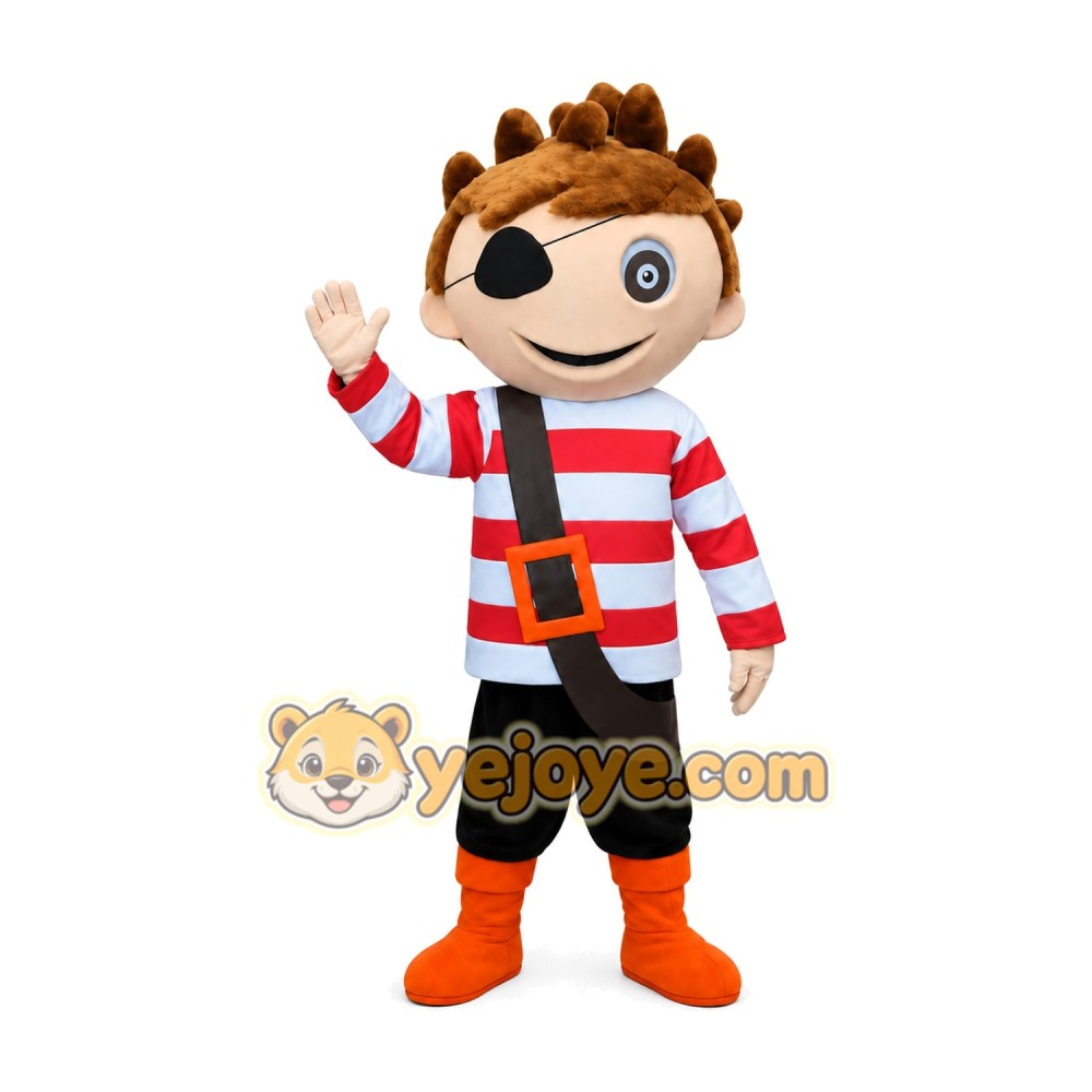 Pirate Mascot Costume for Adults Custom Logo Party Character Suit Pirate Mascot Costume for Adults Custom Logo Party Character Suit