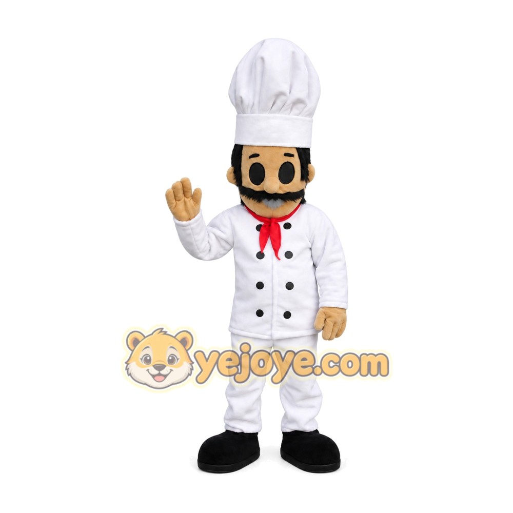 Chef Mascot Costume for Adults Custom Logo Party Character Suit Chef Mascot Costume for Adults Custom Logo Party Character Suit