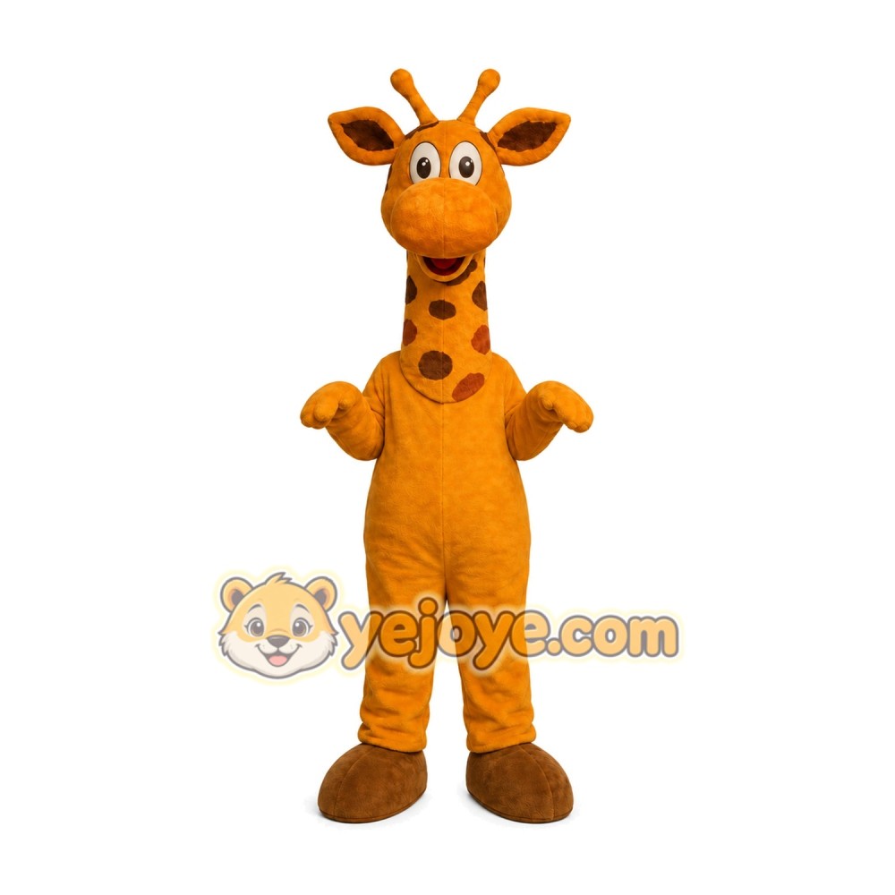 Giraffe Mascot Costume for Adults Custom Logo Party Character Suit Giraffe Mascot Costume for Adults Custom Logo Party Character Suit
