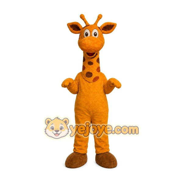 Giraffe Mascot Costume for Adults Custom Logo Party Character Suit