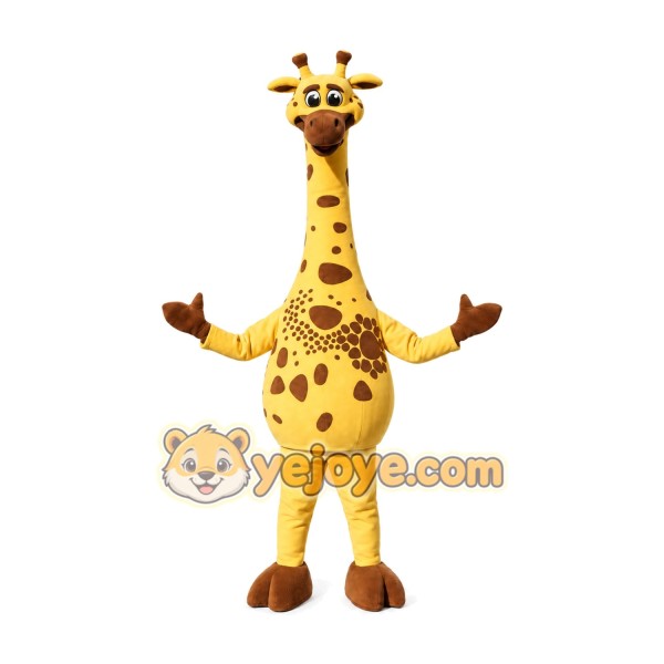 Giraffe Mascot Costume for Adults Custom Logo Party Character Suit