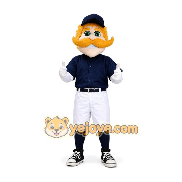 Baseball player Mascot Costume for Adults Custom Logo Party Character Suit