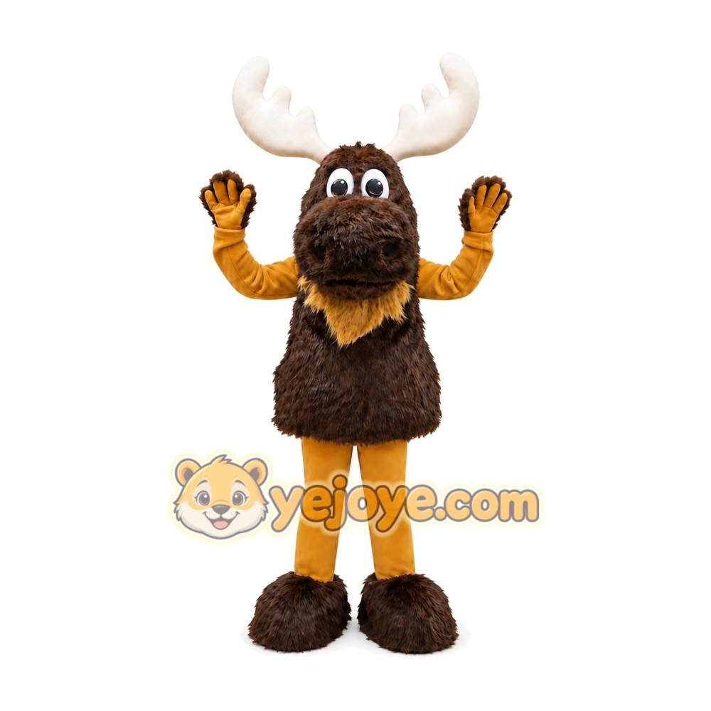 Moose Mascot Costume for Adults Custom Logo Party Character Suit