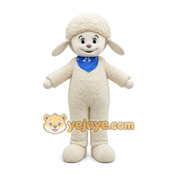 Lamb Mascot Costume for Adults Custom Logo Party Character Suit