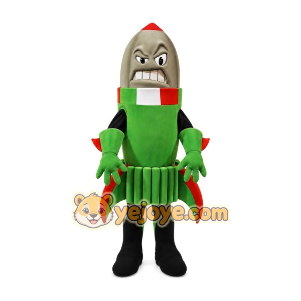 Rocket Mascot Costume for Adults Custom Logo Party Character Suit