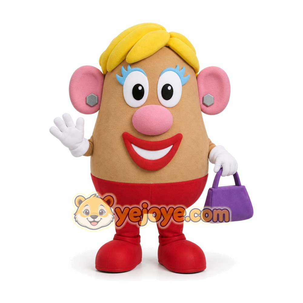 Potato Head Mascot Costume for Adults Custom Logo Party Character Suit Potato Head Mascot Costume for Adults Custom Logo Party Character Suit