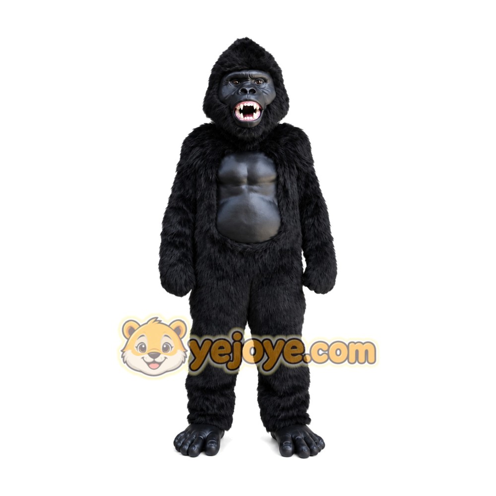 Gorilla Mascot Costume for Adults Custom Logo Party Character Suit Gorilla Mascot Costume for Adults Custom Logo Party Character Suit