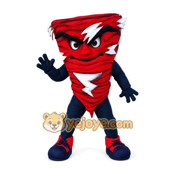 Tornado Mascot Costume for Adults Custom Logo Party Character Suit