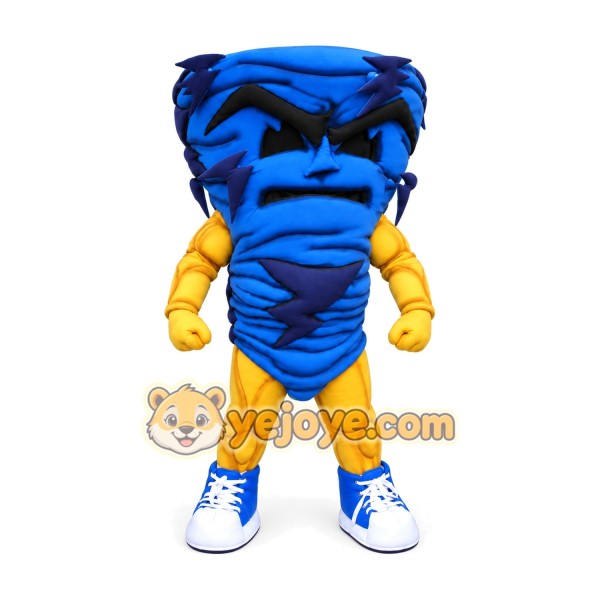 tornado mascot Mascot Costume for Adults Custom Logo Party Character Suit