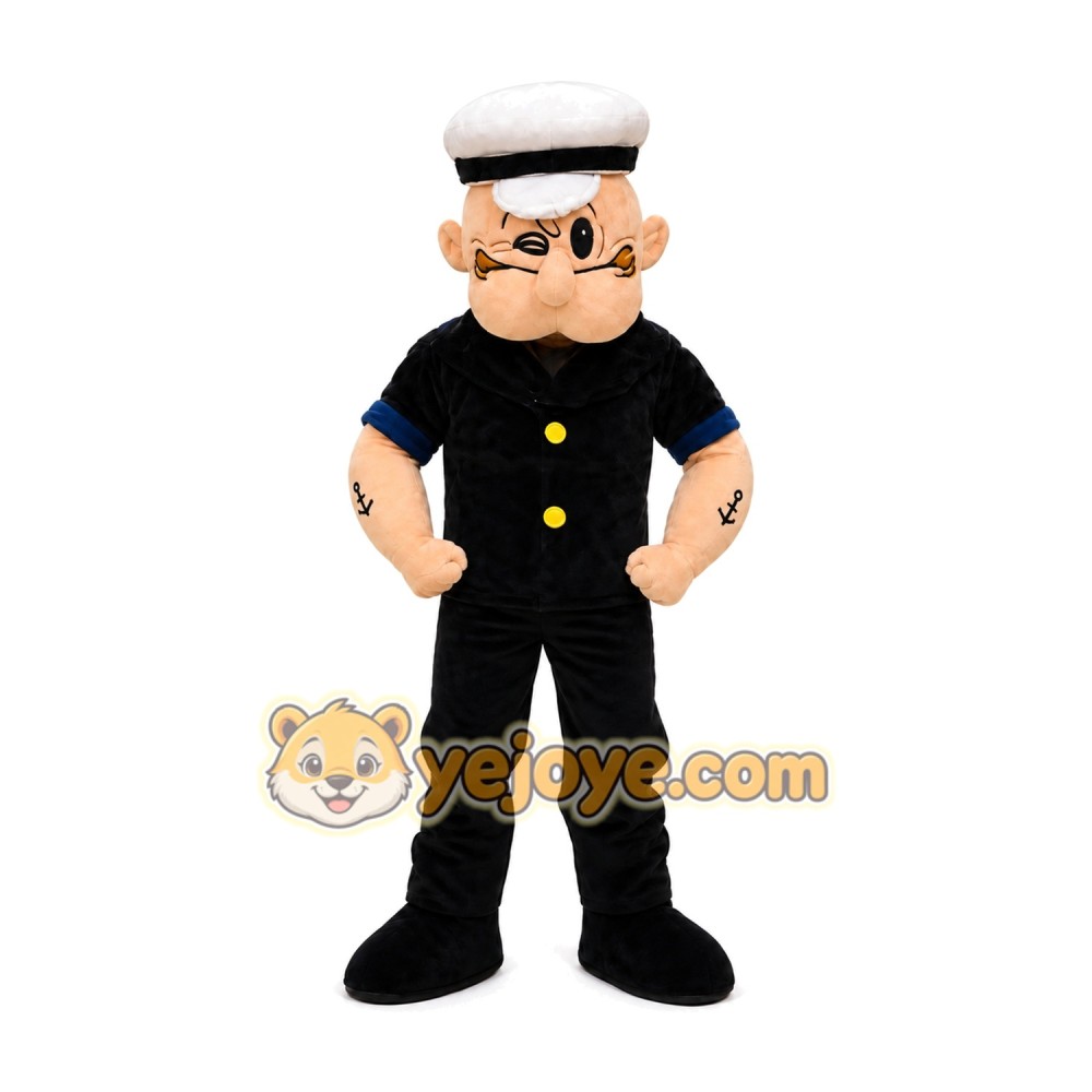 Sailor Mascot Costume for Adults Custom Logo Party Character Suit