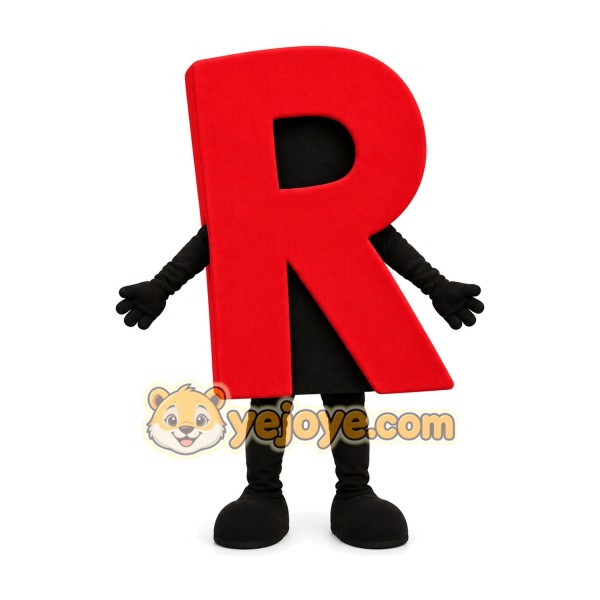 Letter Mascot Costume for Adults Custom Logo Party Character Suit