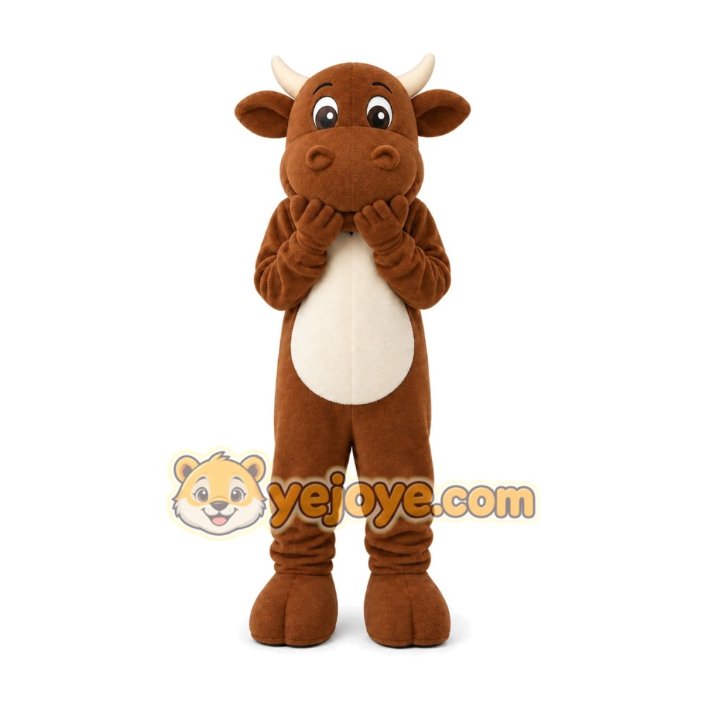 Cow Mascot Costume for Adults Custom Logo Party Character Suit