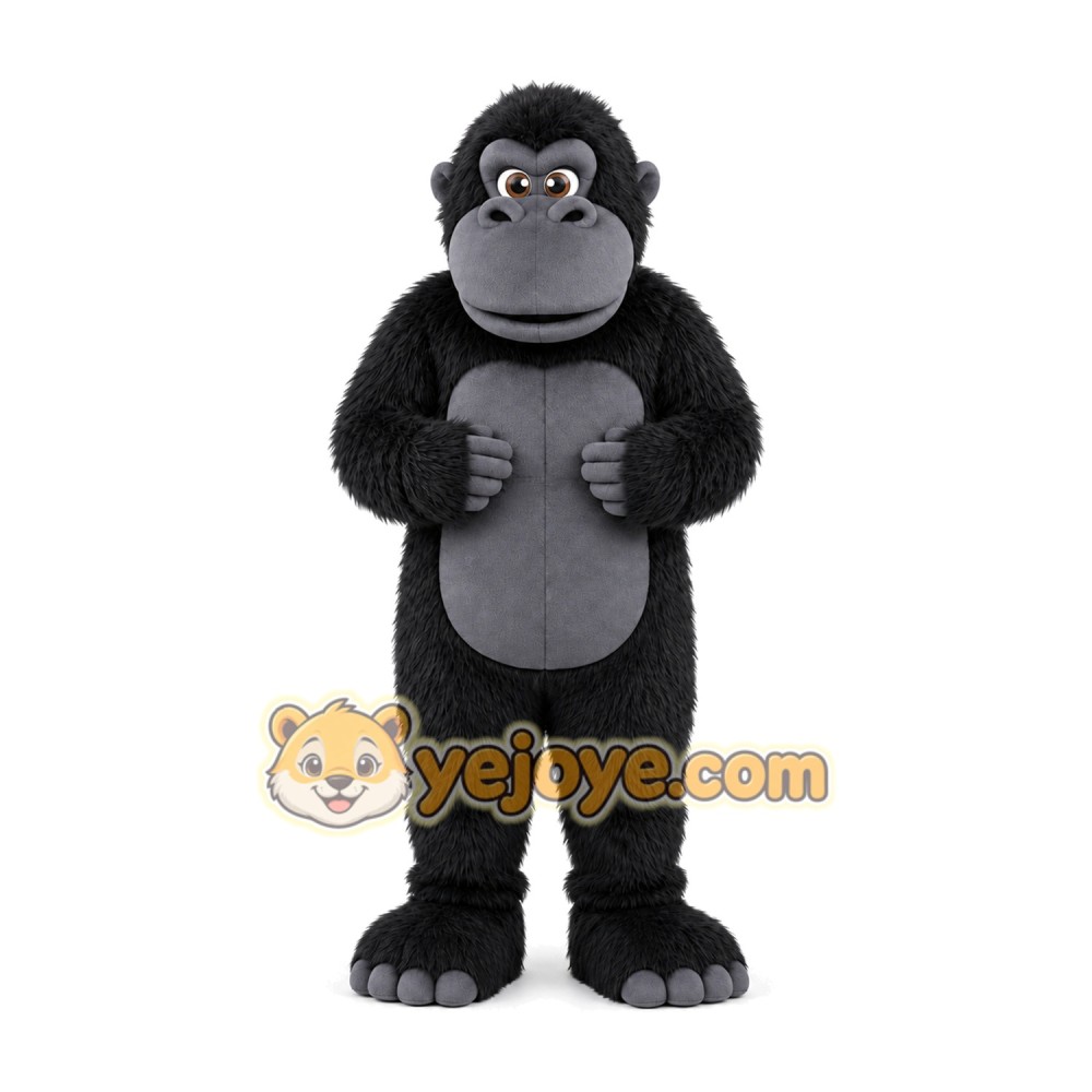 Gorilla Mascot Costume for Adults Custom Logo Party Character Suit Gorilla Mascot Costume for Adults Custom Logo Party Character Suit
