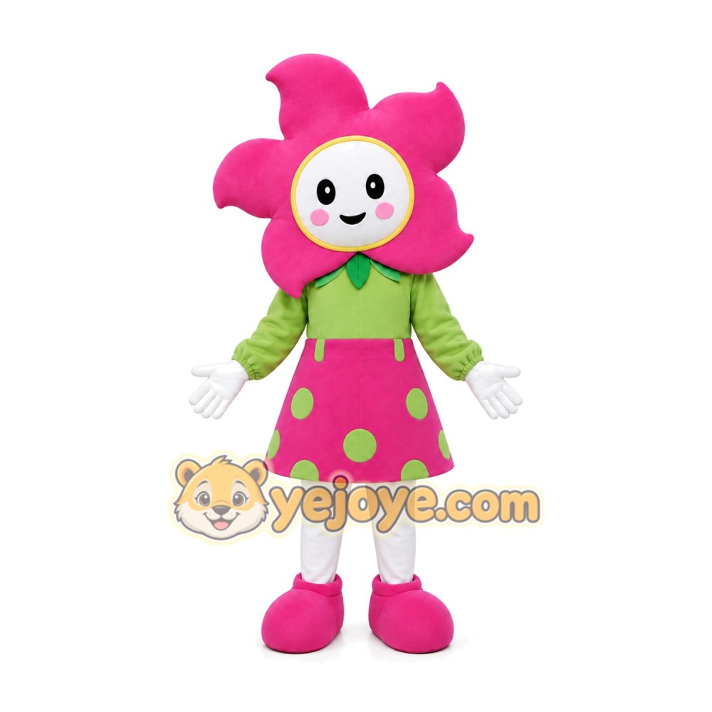 Flower Mascot Costume for Adults Custom Logo Party Character Suit Flower Mascot Costume for Adults Custom Logo Party Character Suit