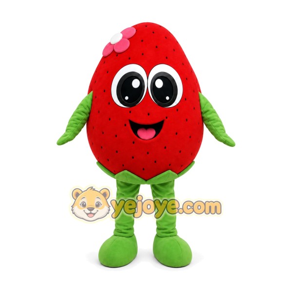 Strawberry Mascot Costume for Adults Custom Logo Party Character Suit
