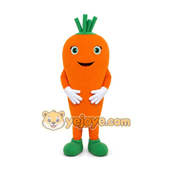 Carrot Mascot Costume for Adults Custom Logo Party Character Suit