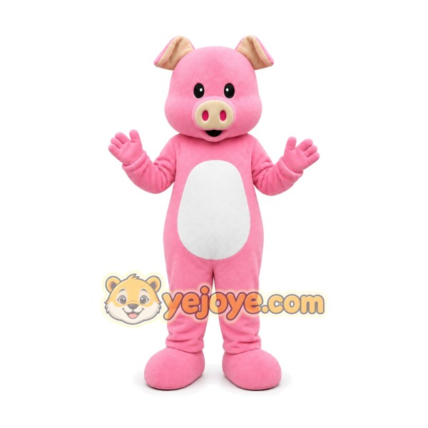Pig Mascot Costume for Adults Custom Logo Party Character Suit