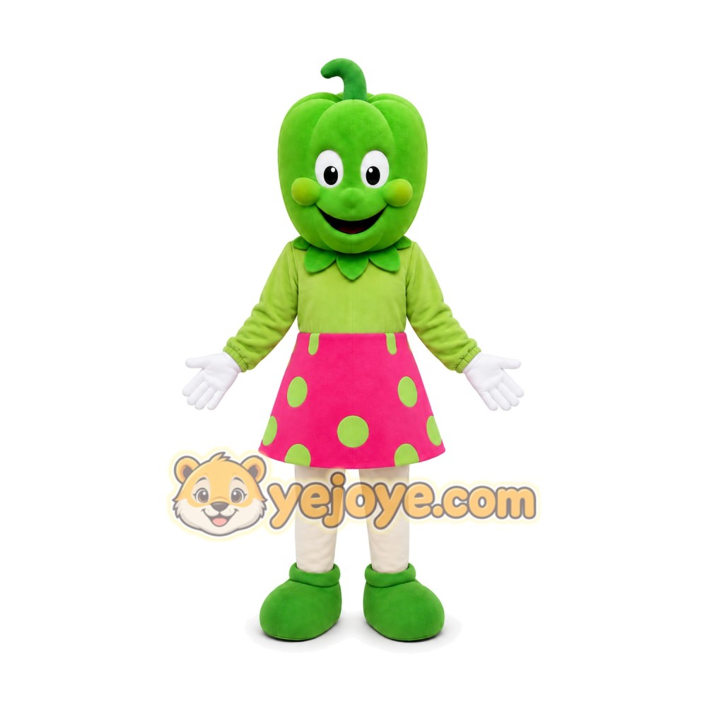 Pepper Mascot Costume for Adults Custom Logo Party Character Suit