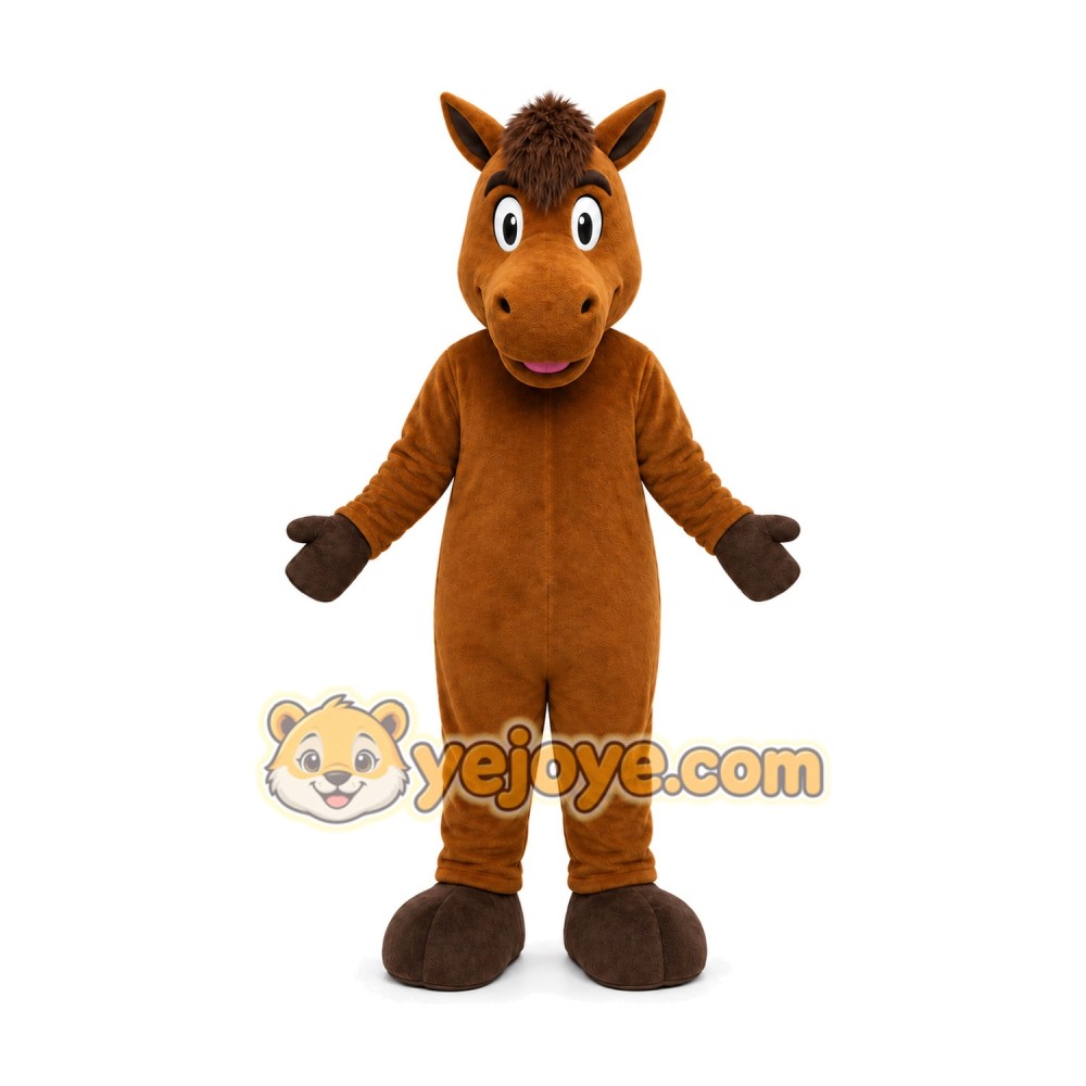 Horse Mascot Costume for Adults Custom Logo Party Character Suit Horse Mascot Costume for Adults Custom Logo Party Character Suit