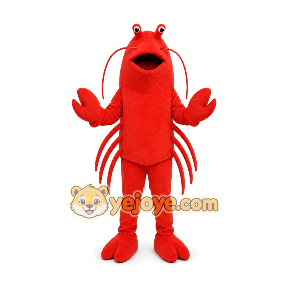 Lobster Mascot Costume for Adults Custom Logo Party Character Suit
