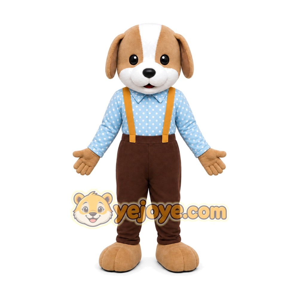 Dog Mascot Costume for Adults Custom Logo Party Character Suit