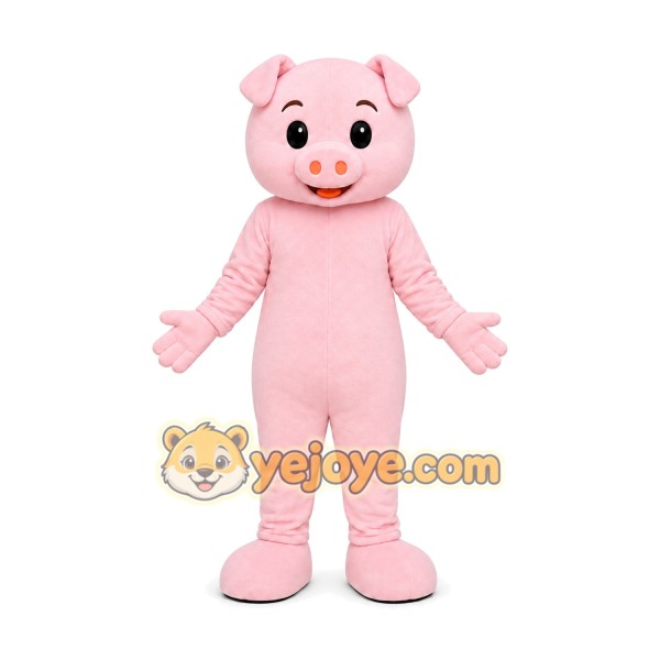 Pig Mascot Costume for Adults Custom Logo Party Character Suit