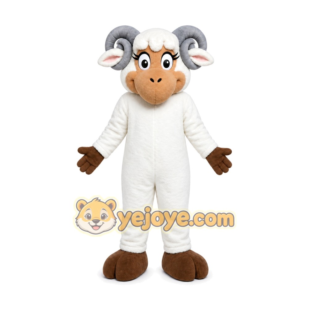 Sheep Mascot Costume for Adults Custom Logo Party Character Suit Sheep Mascot Costume for Adults Custom Logo Party Character Suit