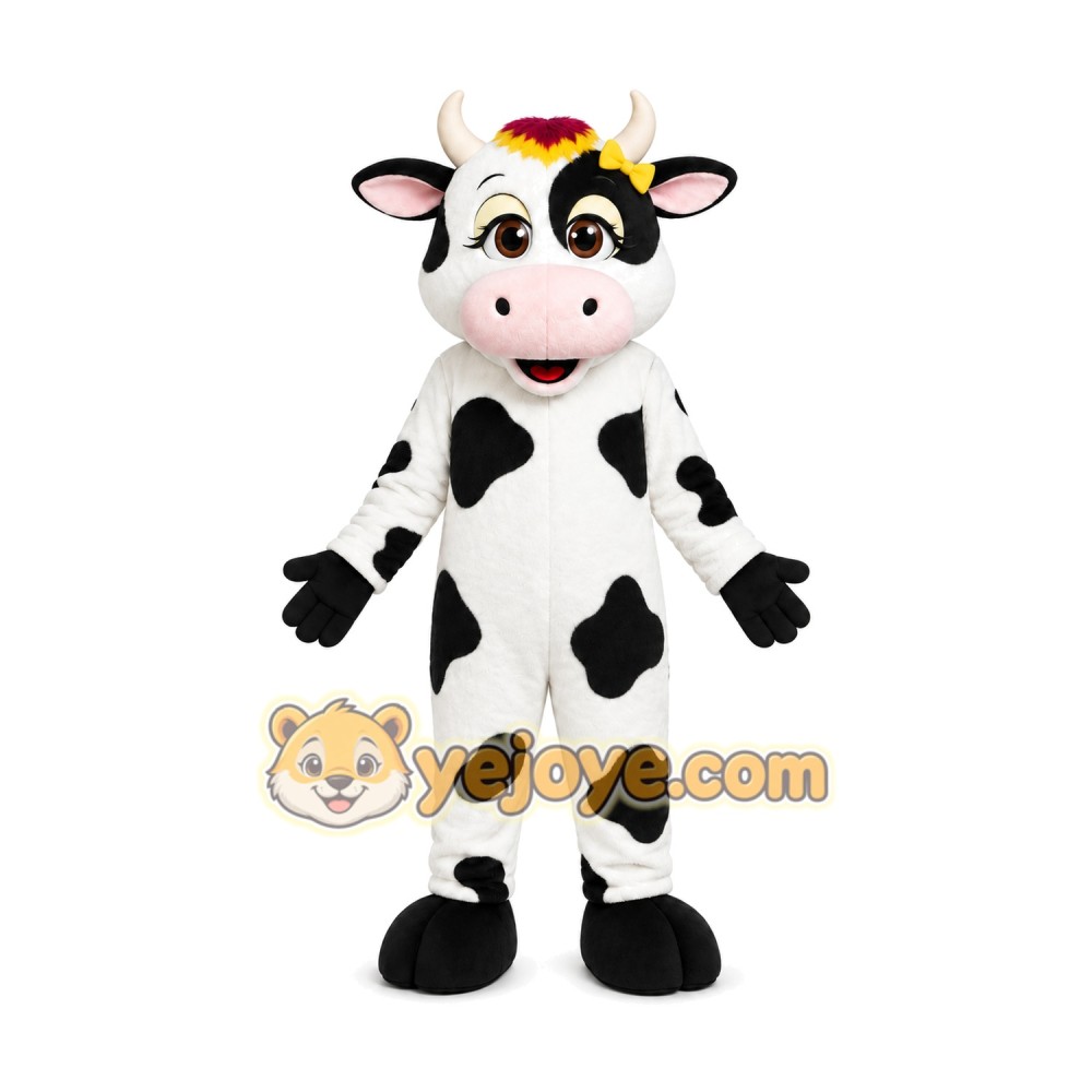 Cow Mascot Costume for Adults Custom Logo Party Character Suit Cow Mascot Costume for Adults Custom Logo Party Character Suit