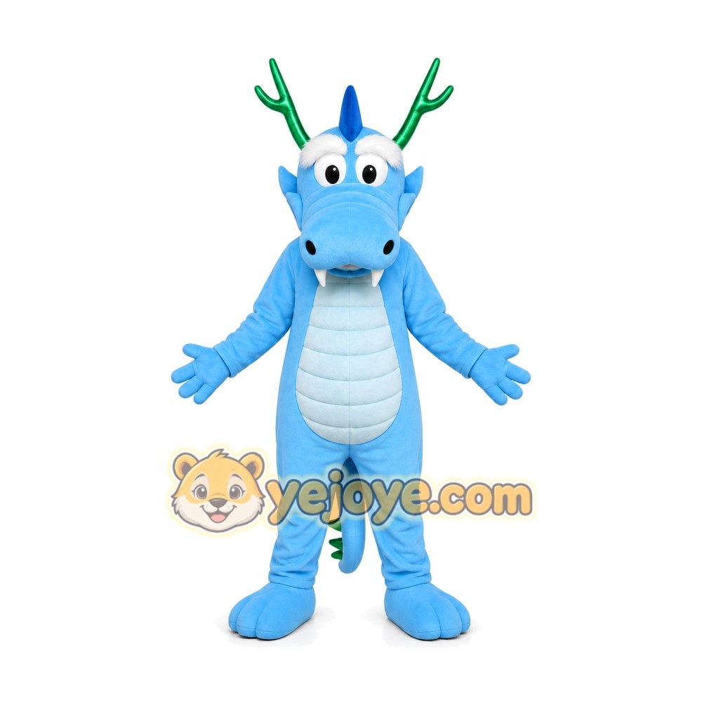 Dragon Mascot Costume for Adults Custom Logo Party Character Suit