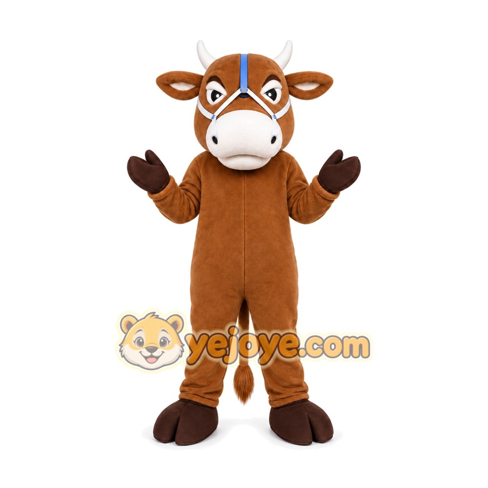 Bull Mascot Costume for Adults Custom Logo Party Character Suit Bull Mascot Costume for Adults Custom Logo Party Character Suit
