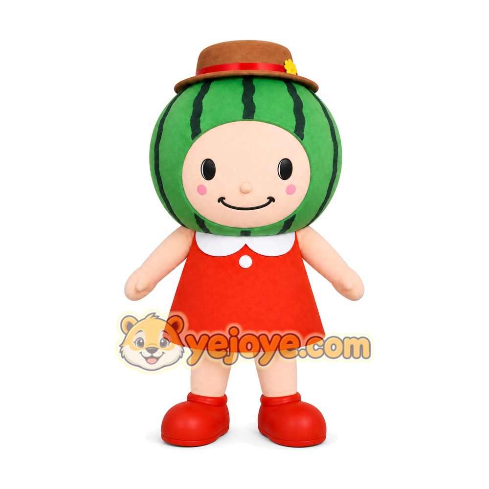 Watermelon Character Mascot Costume for Adults Custom Logo Party Character Suit Watermelon Character Mascot Costume for Adults Custom Logo Party Character Suit