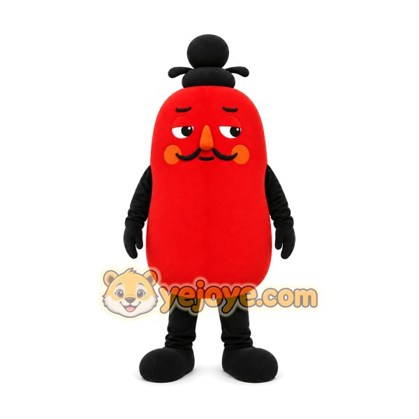 Sausage Character Mascot Costume for Adults Custom Logo Party Character Suit